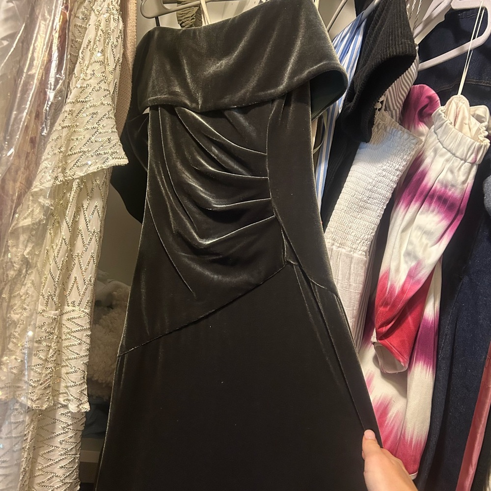 Forest Green Evening Gown